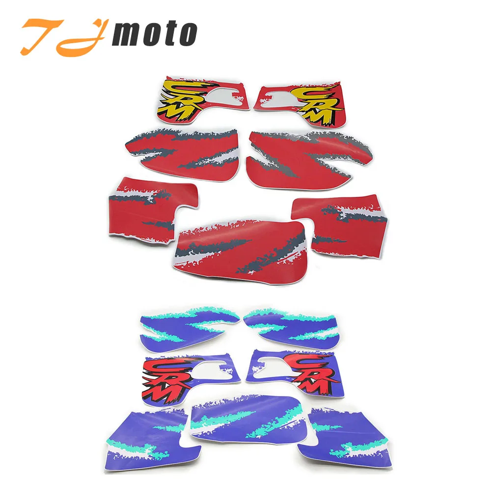 Zbiornik paliwa motocykla dekoracyjna naklejka naklejka Logo dla Honda CRM250 CRM 250 pojazd terenowy naklejki pełny zestaw naklejek