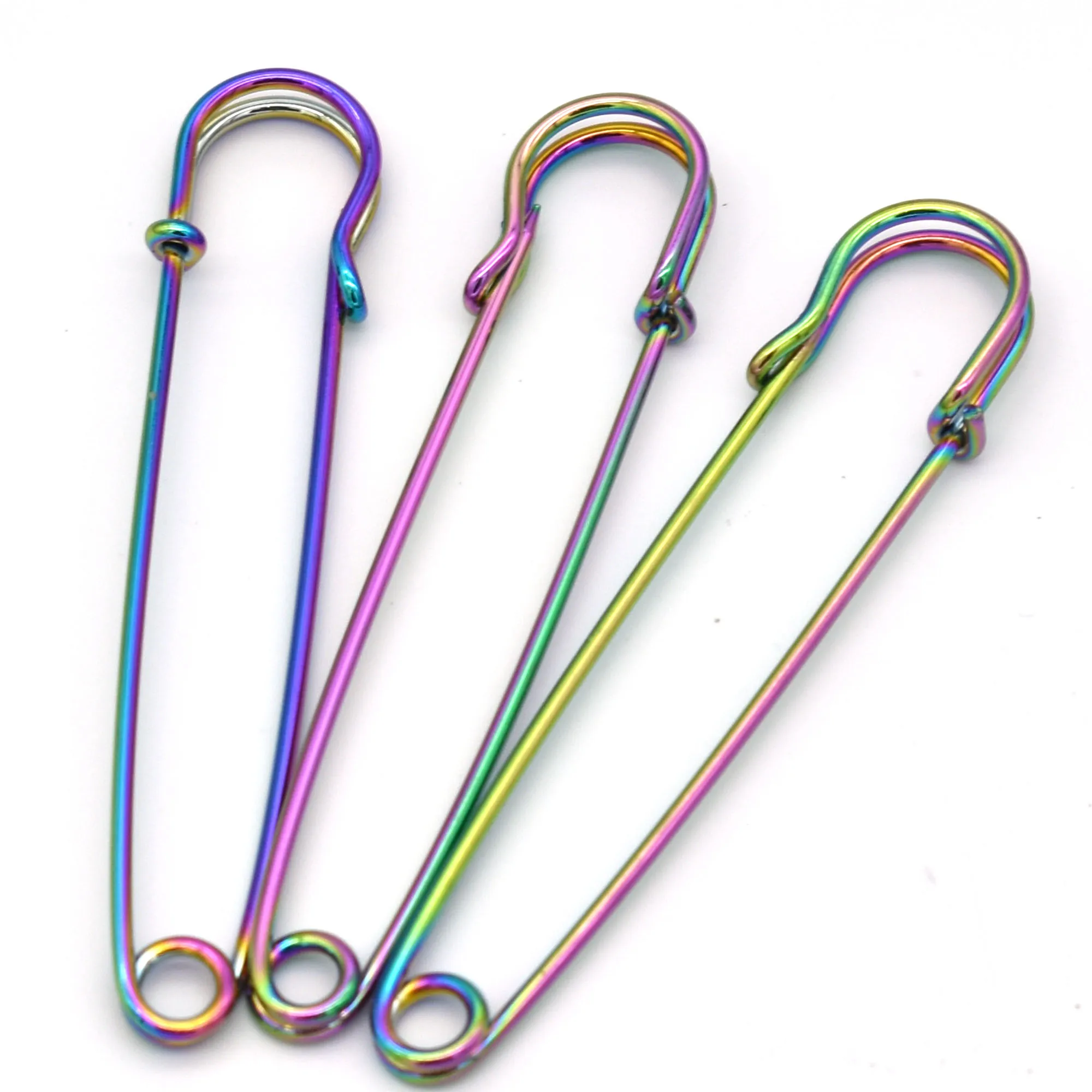 Safety Pins Brooch Decorative Charms for Jewelry Kilt Knitted Fasteners Used in Clothes Hats Skirts Dresses 12 PCS 2 3/4