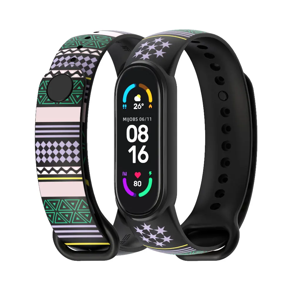 Dây Đeo Cho Xiaomi Mi Band 7 6 5 4 3 Dây Đeo Tay Vòng Đeo Tay Mi Band 6 Dây Đeo Cho Mi Ban Nhạc 5 pulseira Miband 4 Correa Cổ Tay Thay Thế