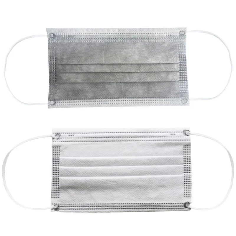 10/20/50/100/200/600 pcs Disposable Masks Gray Non-woven Face Masks 3 layer Ply Filter Anti Dust Breathable Adult Mouth Mask