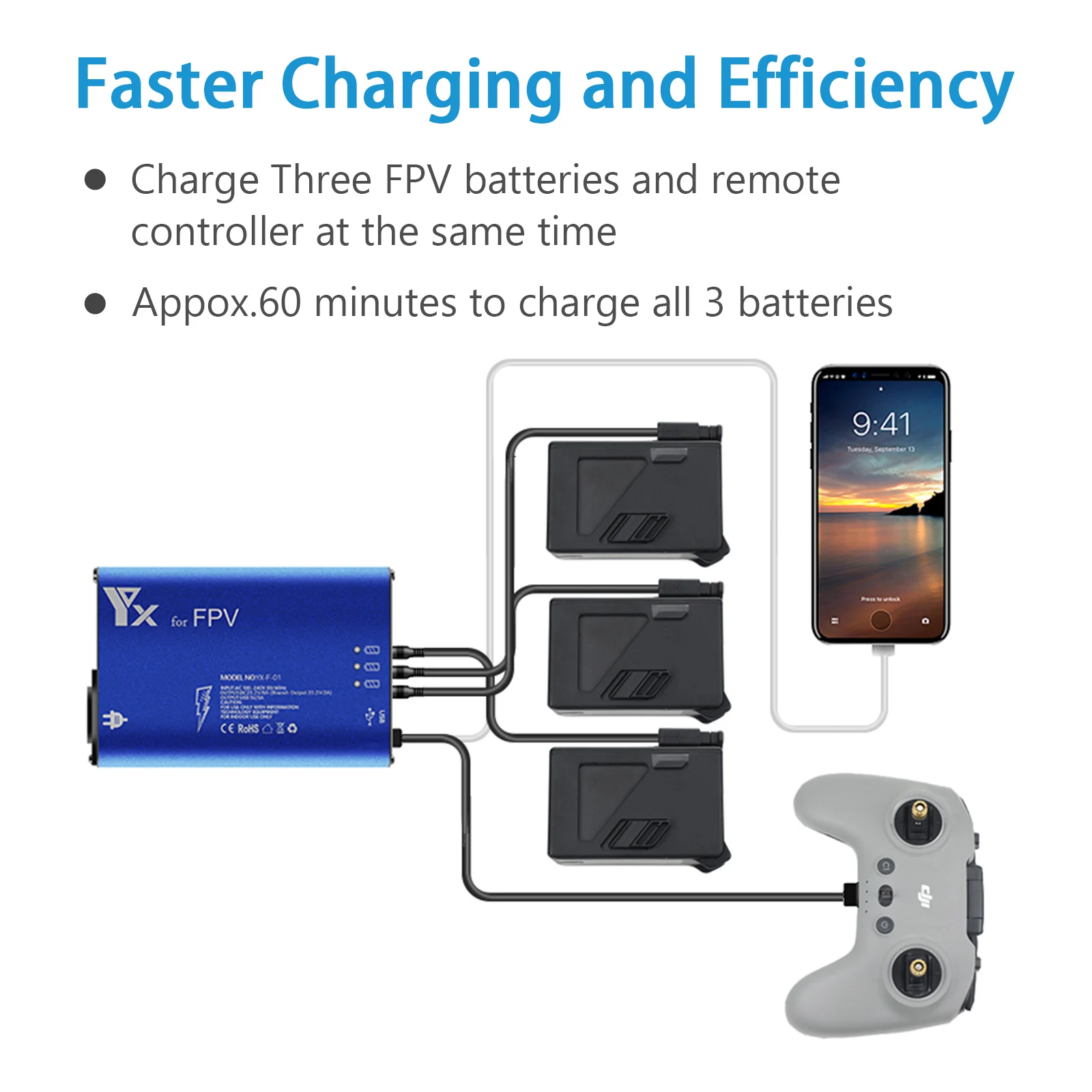 drone-multi-battery-charger-dji-fpv-intelligent-fast-charging-hub-ac-100-240v-for-dji-fpv-flight-battery-accessories