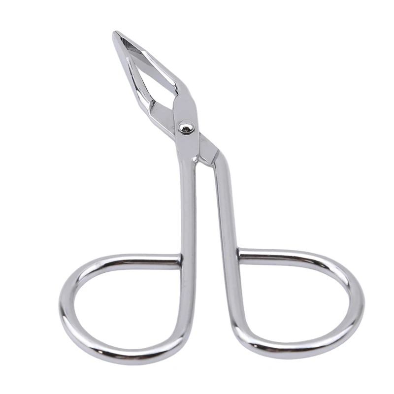 1PC Hair Remove Scissors Flat Tip Eyebrow Tweezers Clamp Clipper Beauty Tool Stainless Steel Eyebrow Removal Tool