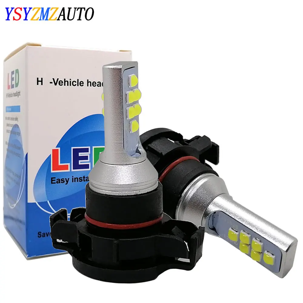 

2 PCS H16(EU) car fog lights Cars Headlight Bulbs 1600LM Car led fog lights Daytime lamp Driving Day Running Lamp DRL 6500K 12V