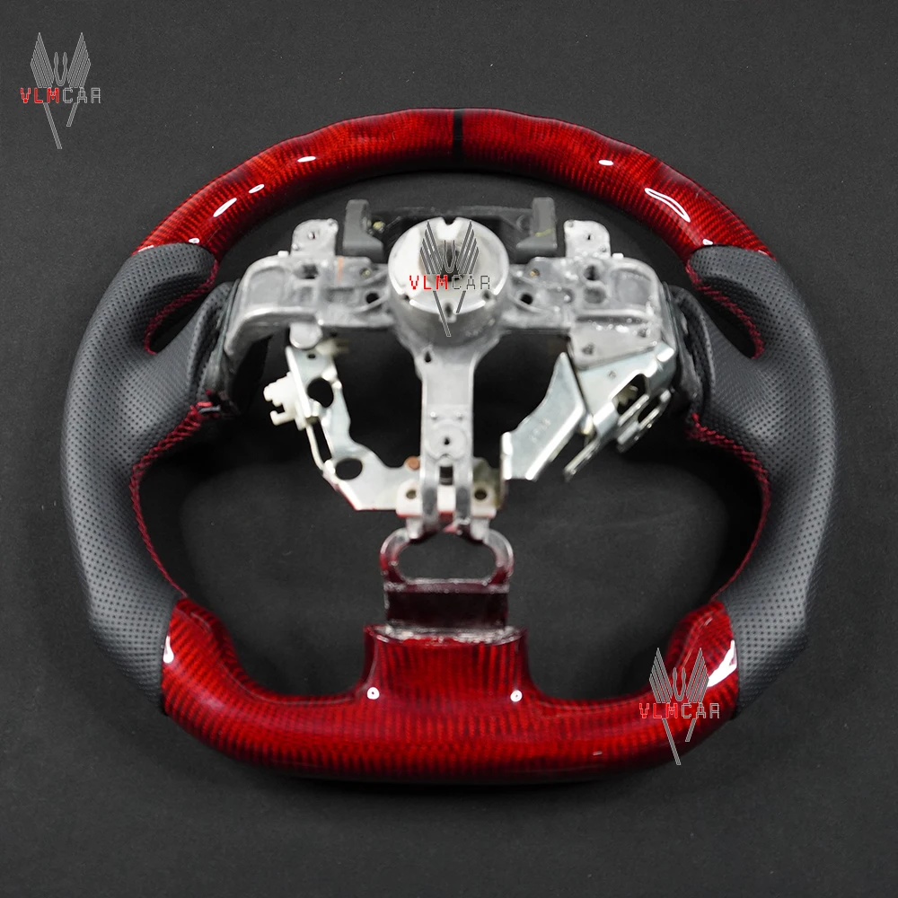 VLMCAR Carbon Fiber Steering Wheel For Lexus GS 2004 2005 Car Accessories Led Lights Support Private Customization Auto Parts