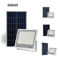 Hot Selling Aluminium Outdoor Ip66 100w 200w 300w 400w Solar panel Led Flood Light outdoor light