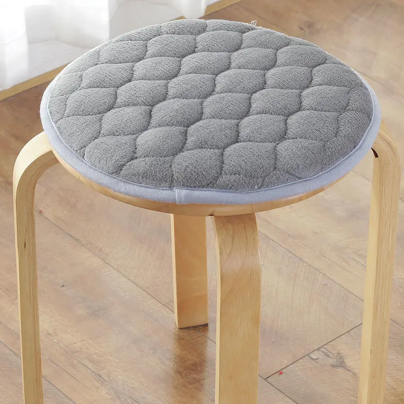 Antiskid Seat Mat Solid Cushion Can Be Fixed On Chair Comfortable Home Office Chair Cushion Super Soft Seat Cushions Round Warm