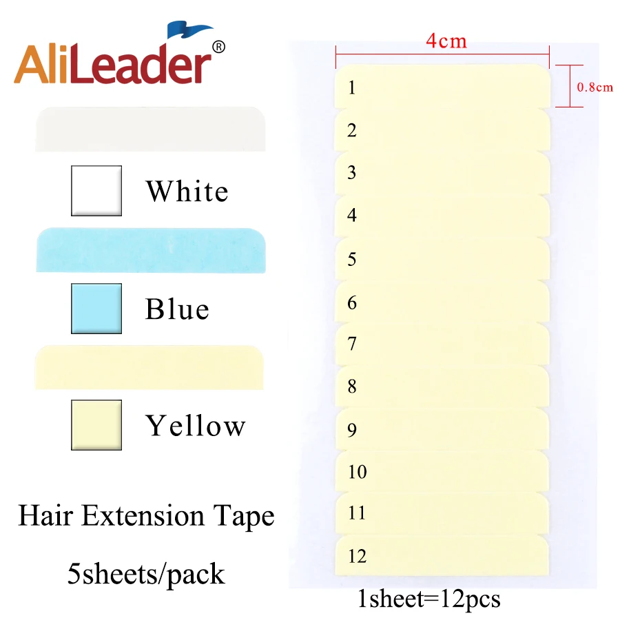 AliLeader Hair Extension Tape Ultra Hold Lace Wig Glue Hair Extension Adhesive Bonding Double Sided Tape Waterproof Hair Glue