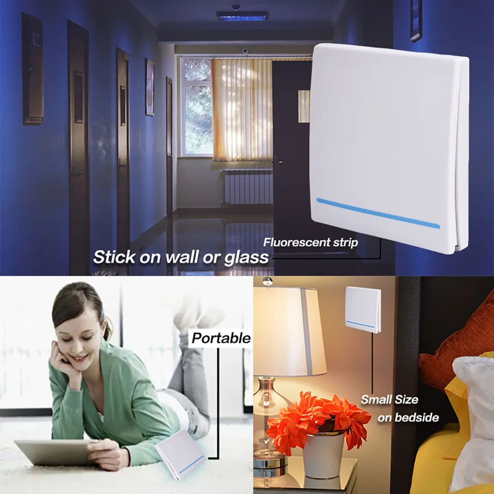 Tuya WiFi Smart Switch RF Wireless Push Button Light Switch 433MHz Wall Panel 110V 220V 10A Timing Relay Module for Alexa,Google