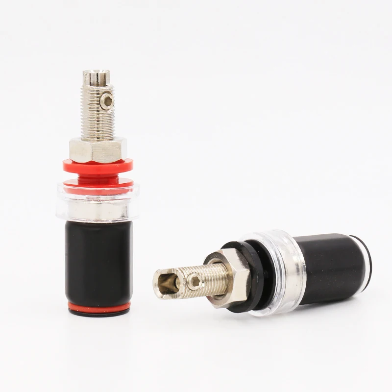 VBP007 HIFI Amplifier Speaker Terminal Binding Post Socket Rhodium Plated for Optimal Sound Quality
