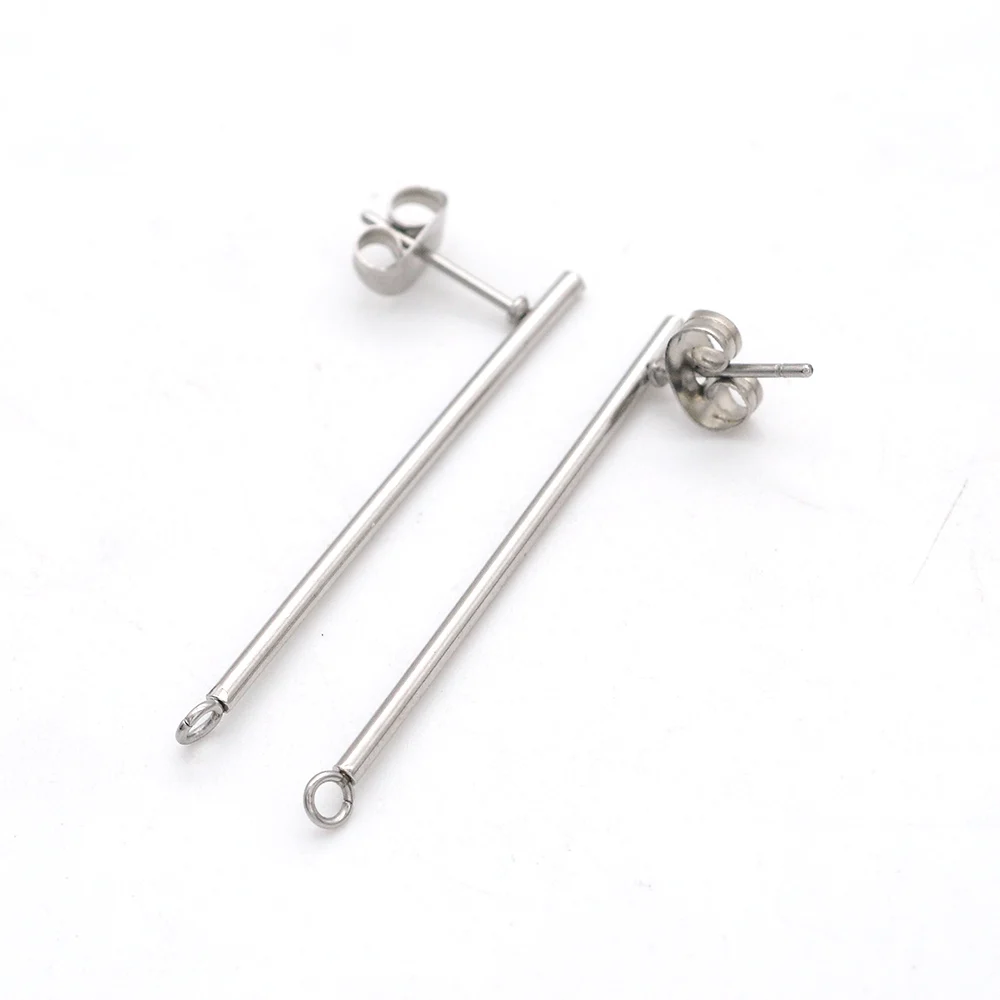 3pairs/lot 12.5x38 316 Stainless Steel Earring Finding Wholesale Factory Price DIY Jewelry Findings Top Quality Never Fade