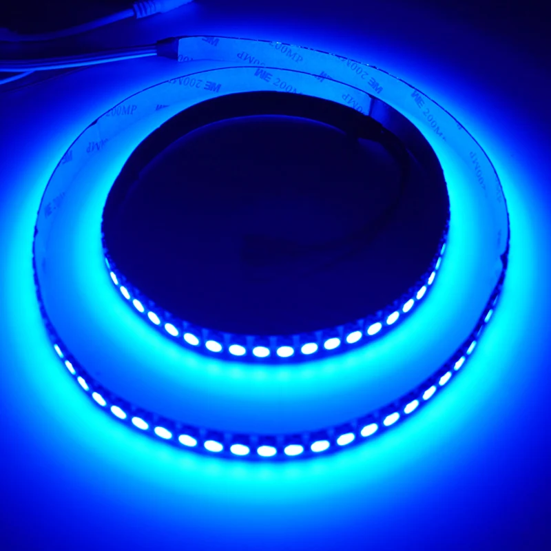 1M WS2812B 144LEDs Led Pixels Strip Black/White PCB Addressable Smart 2812 Full Color Led Strip Light Non-Waterproof/Waterproof