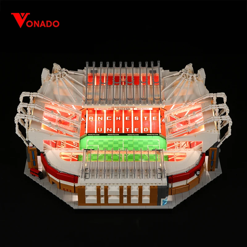 

Vonado LED Light Compatible For 10272 Architecture block Old Trafford Football Field Toy Nou Camp Stadium Building Bricks Gifts