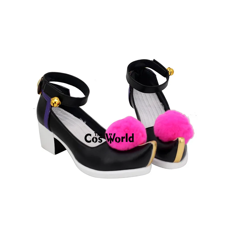 Genshin Liyue Harbour Qiqi Personalizar Juegos Zapatos de Cosplay