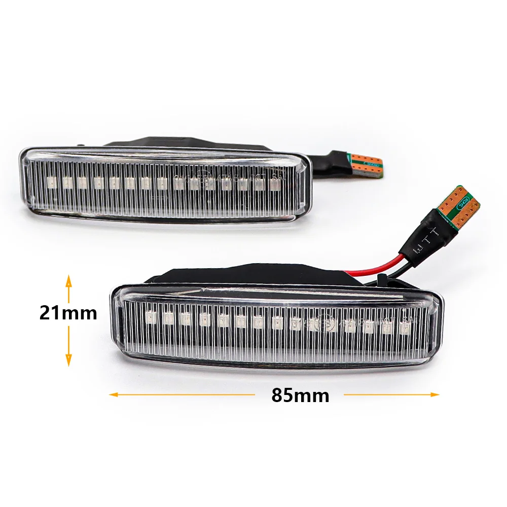 Dynamic LED Blinking Turn Signal Light Fender Side Marker Indicator Sequential For BMW 5 Series E39 1995-2003 M5