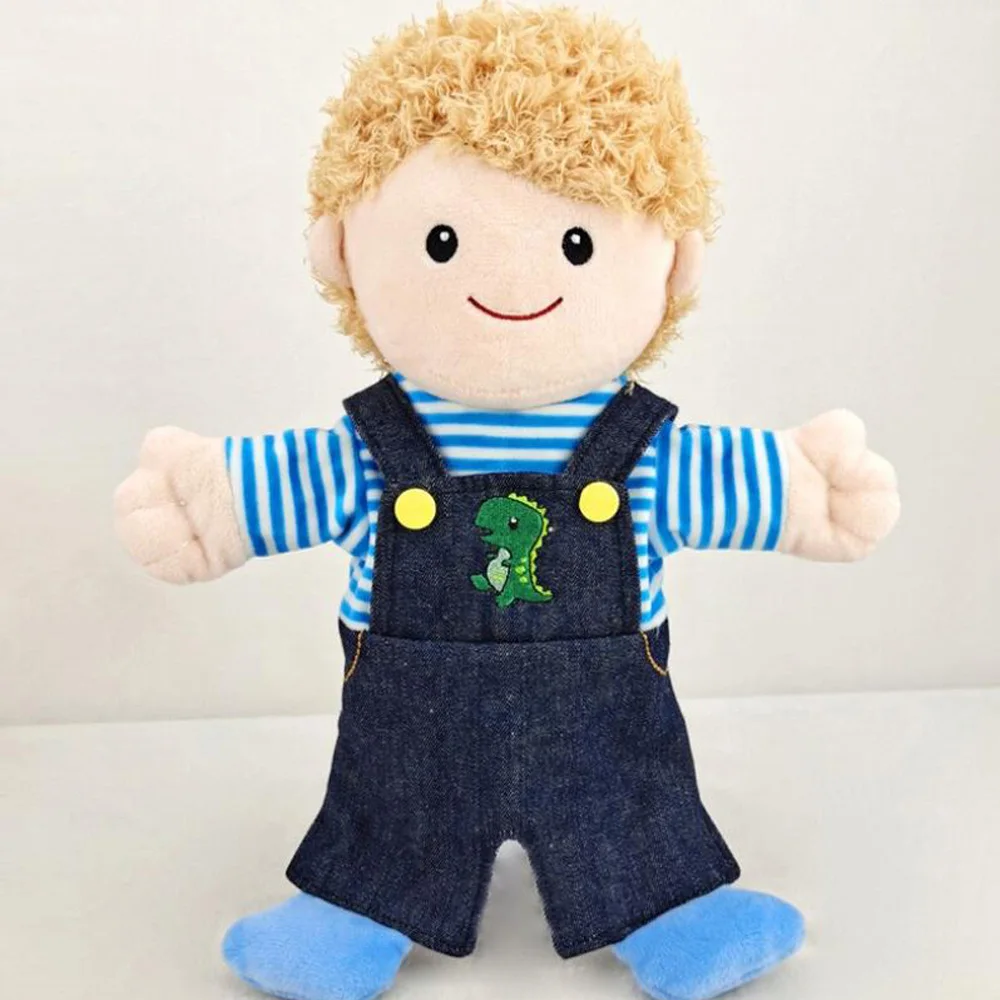 Children Hand Puppet Kid Plush Stuffed Toy Gift Family Member