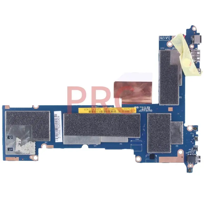 Imagem -06 - para Dell Inspiron 5175 5179 Laptop Motherboard 0w1d2d M76y75 La-c791p Sr2eh Ddr3 Notebook Mainboard