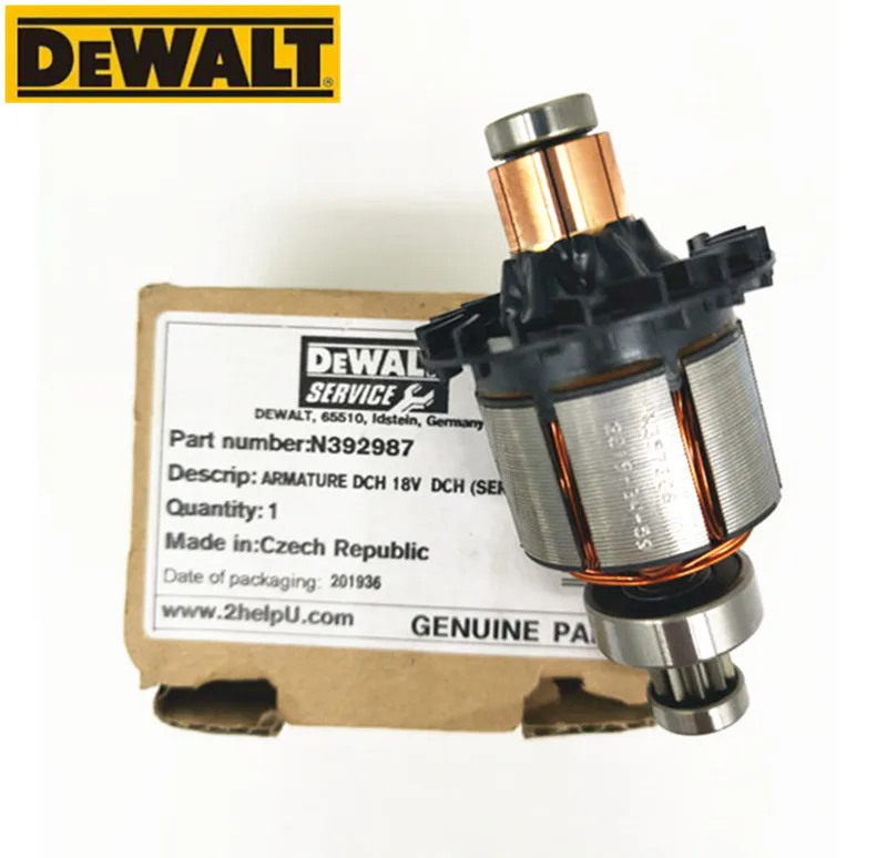 

Dewalt 18V 20V ARMATURE For N392987 DCH253 DCH254 DCH253M2 DCH254M2 DCH253KN DCH253 Rotor Motor