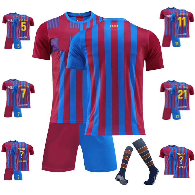 European Cup Football Team Custom Clothing Short-Sleeved T-shirt Shorts Quick-Drying Football Training Suit Puma Youth Trai