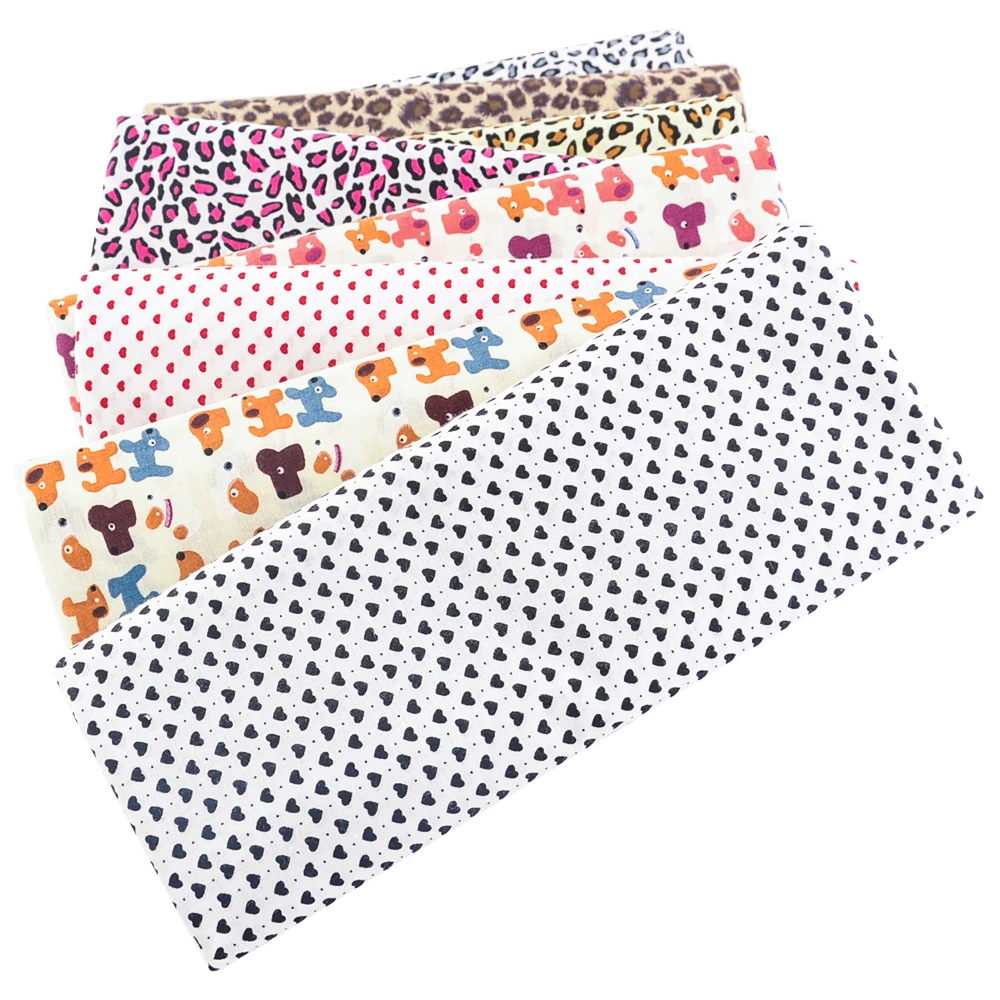 Booksew 30*30cm 8 PCS Pack Cotton Fabric Flower Printed Sewing Cloth Quilting Fabrics For DIY Handicrafts Accessories Patchwork