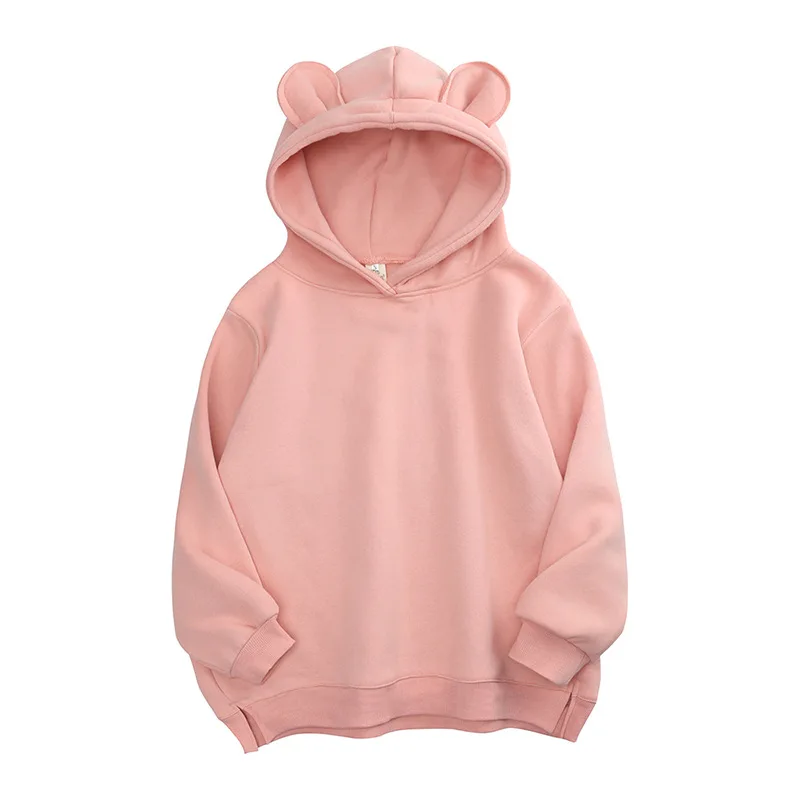 Sudadera con capucha de oso personalizada para mujer, suéter Unisex personalizado, regalos para Amiga, ropa de nombre inicial, sudaderas de invierno