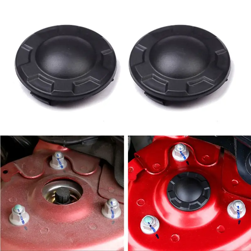 2PCS Car Shock Absorber Trim Protection Cover Waterproof Dustproof Cap for Mazda 3 CX-5 CX-4 CX-8