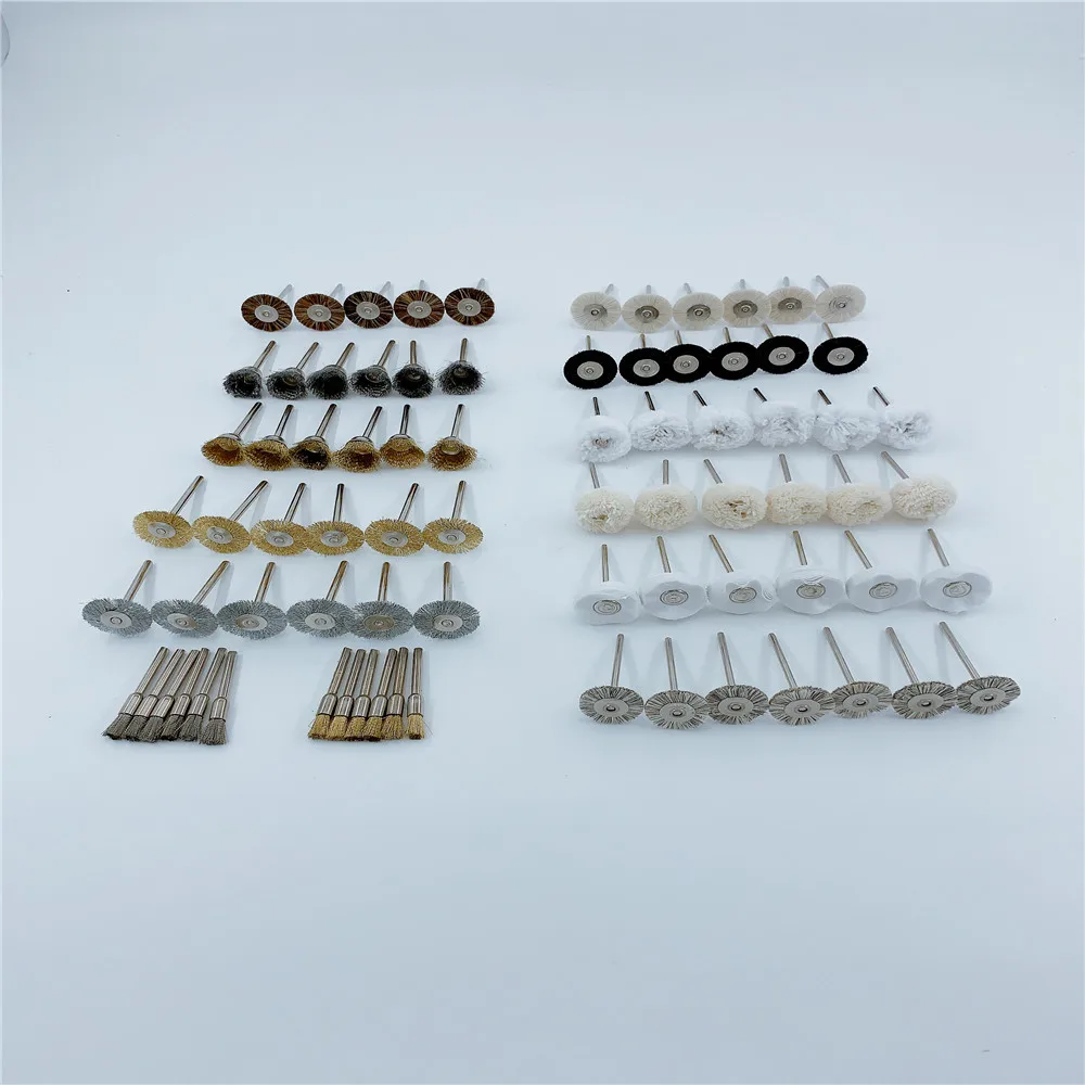 

100pcs/144pcs Abrasive Brushes Dremel Accessories Polishing Wheel Set Suit for Dremel Rotary Tools T Shape 22*2.35mm