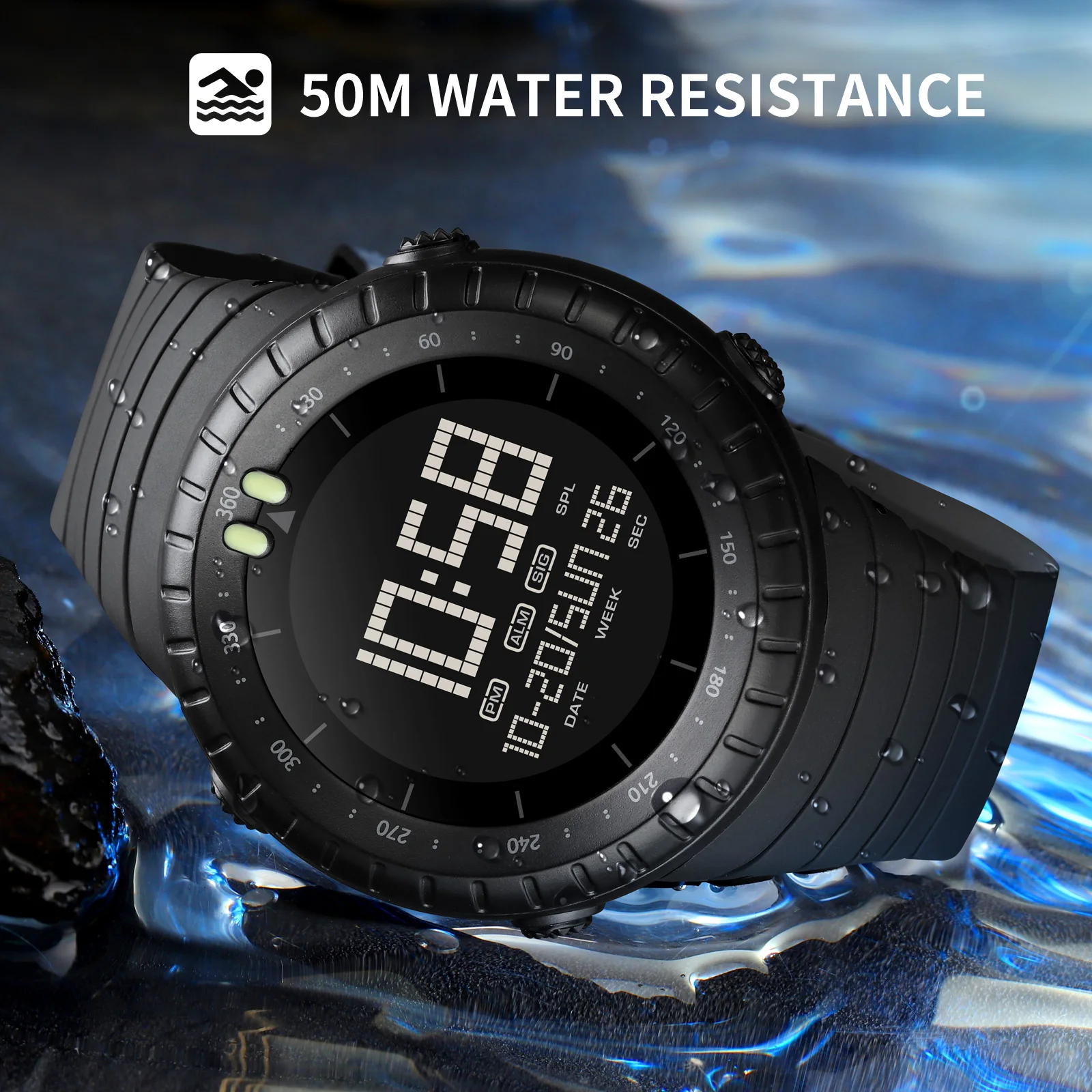 SKMEI Brand New Sports Watches Men Clock Waterproof Alarm Chrono Countdown LED Digital Military Wristwatches Man reloj hombre