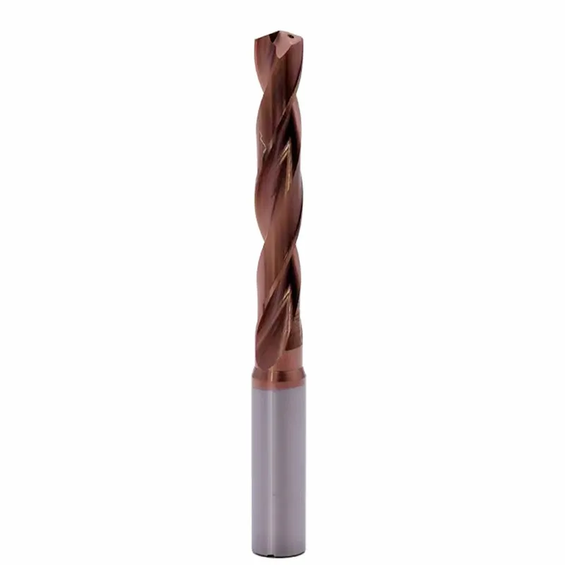 SANAI 5D External Cooling Tungsten Carbide Drill Bit HRC60° CNC Lathe Drilling Tools 3.3mm - 20mm Metalworking Bits