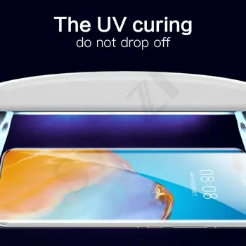1-4 ks UV tvrzeného skla pro Huawei Nova 7 8 Pro Mate 20 30 P30 40 P40 Pro Plus ochranné sklo na displej telefonu UV sklo 8 nejlepší prodej Displej Huawei P40 Pro Plus - №5