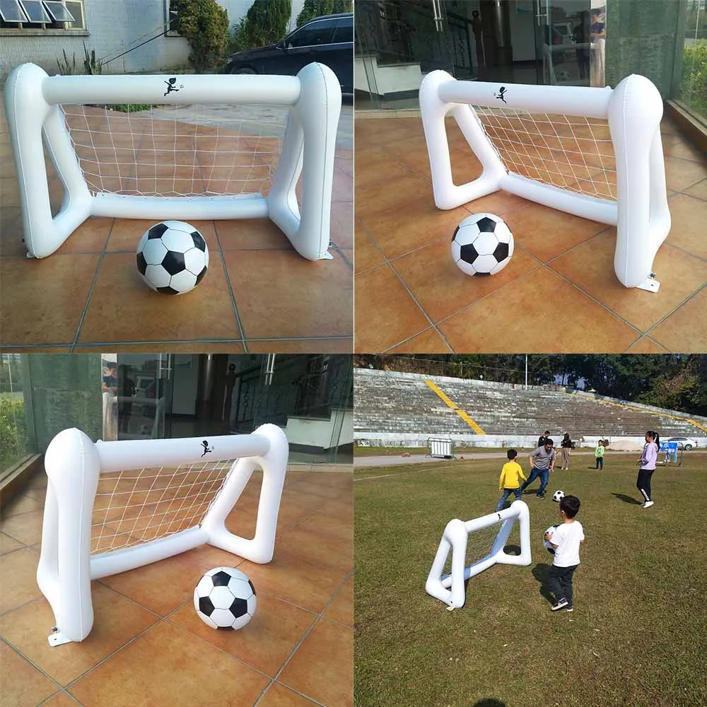 Backyard Football Doors Inflatable Soccer Goal Kids Football Gate parent-child Interaction Soccer Games Field Beach Soccer Net