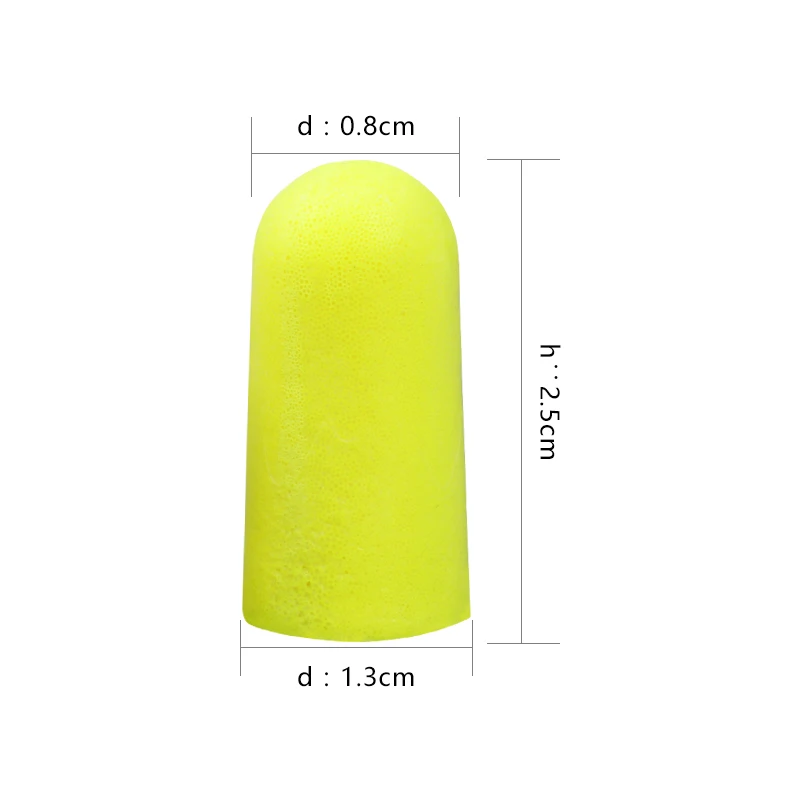 10pairs Authentic 3M312-1250 Noise Reduction Norope Earplugs Foam Soft Corded Ear Plug Travel Swimming Protective Earmuffs