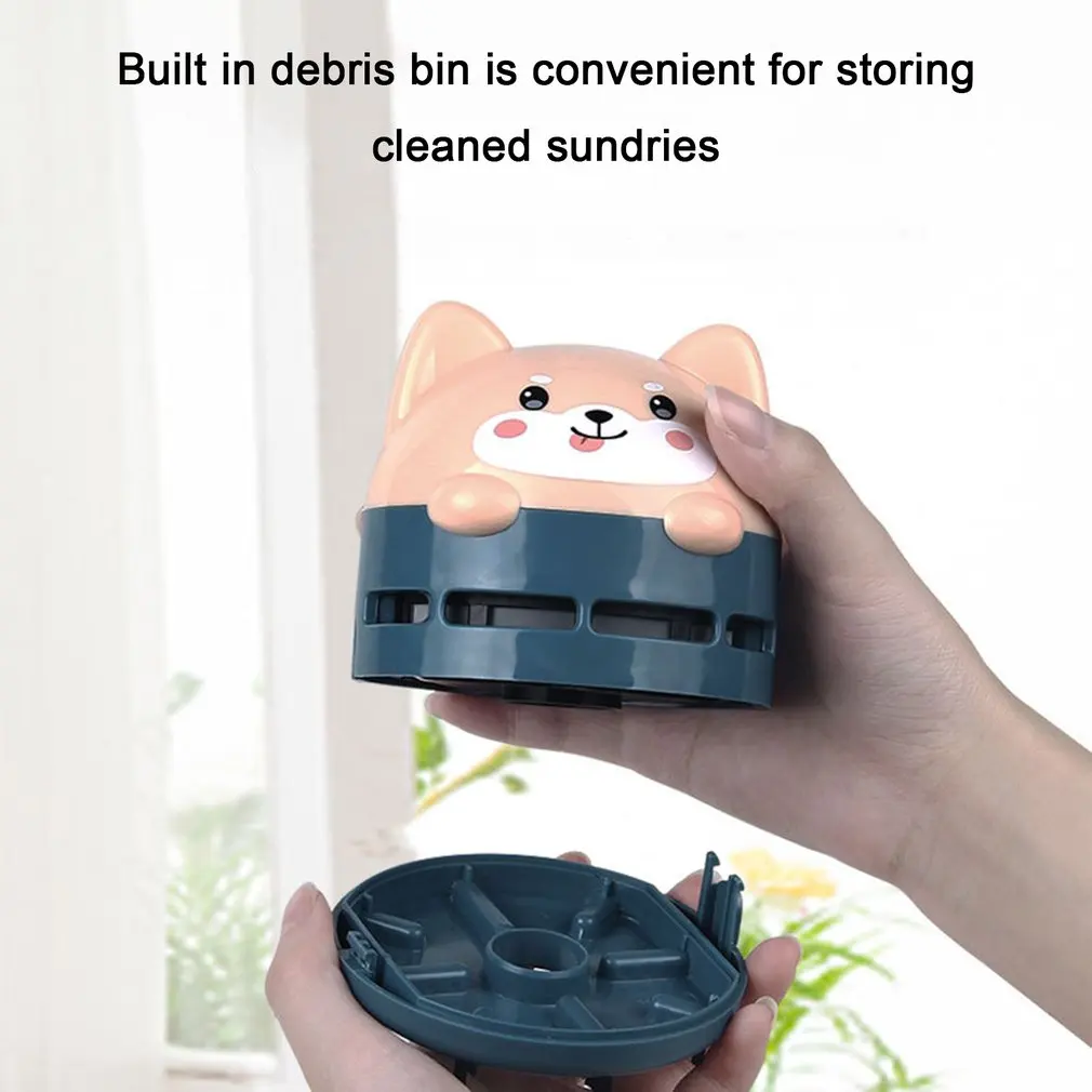 Vacuum Cleaner Cute Car Keyboard Dust Collector Rechargeable Eraser Pen Dust Cleaner Small Handheld USB Desktop Vacuum Cleaner