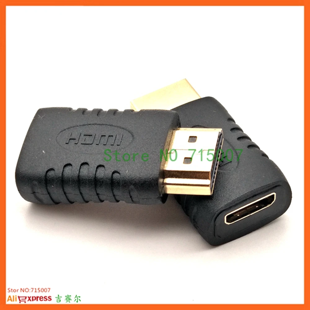 Mini HD compatible hembra a HD macho adaptador convertidor Cable conector chapado en oro para HDTV 1080P Xbox 360