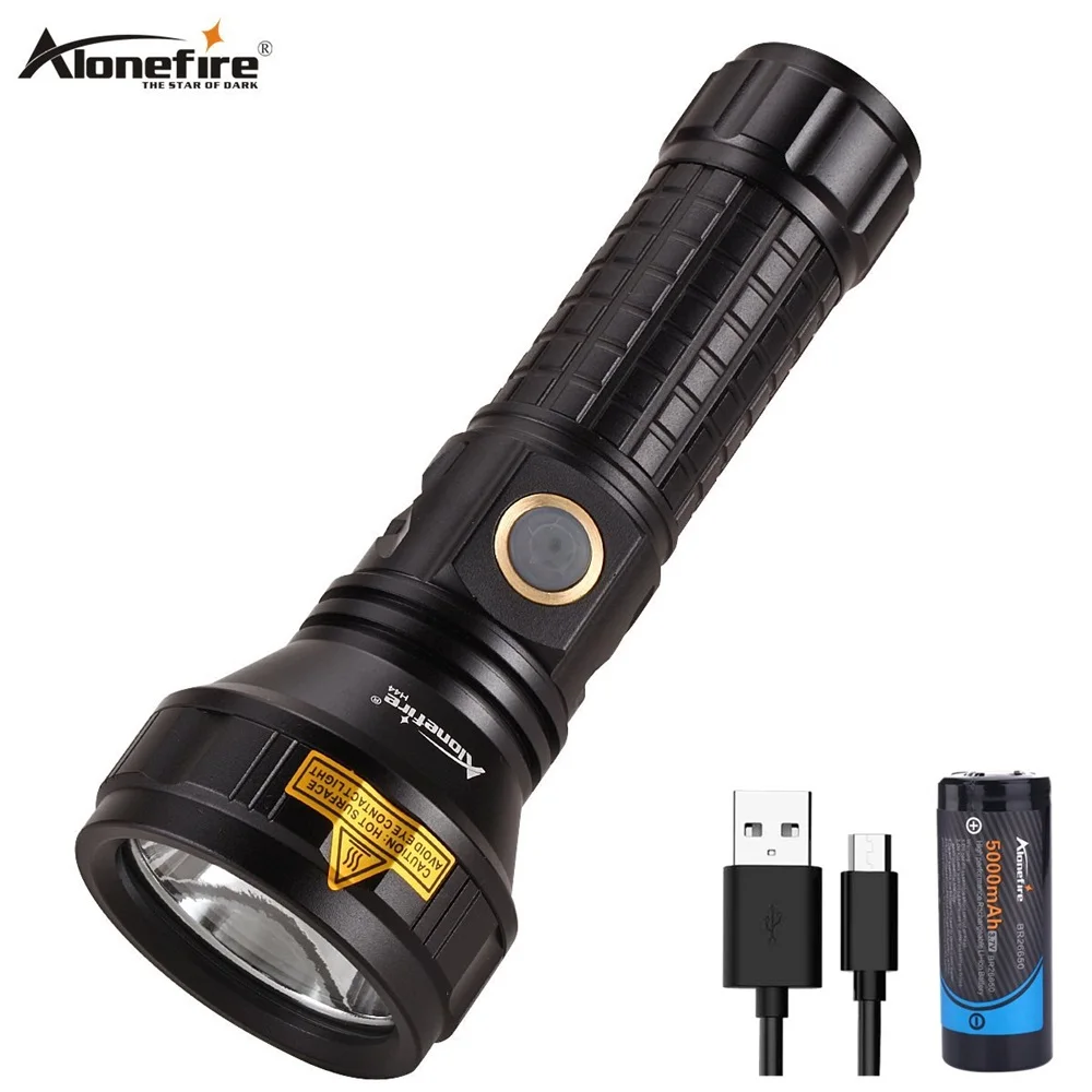 Alonefire H44 Super Powerful LED Flashlight SST20 led Tactical Torch USB Rechargeable Linterna Waterproof Lamp Ultra Bright Lant