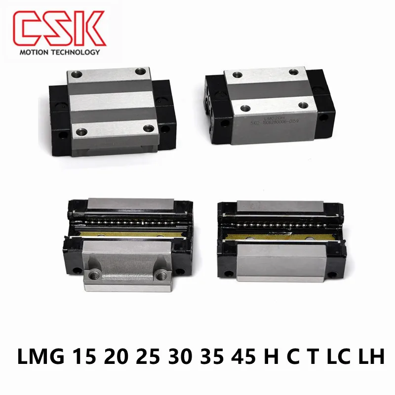 

Taiwan CSK Linear guideway carriage LMG15T LMG15H LMG20H LMG25H LMG30H LMG15C LMG20C LMG25C LMG30C LMG20T LMG25T LMG20LC