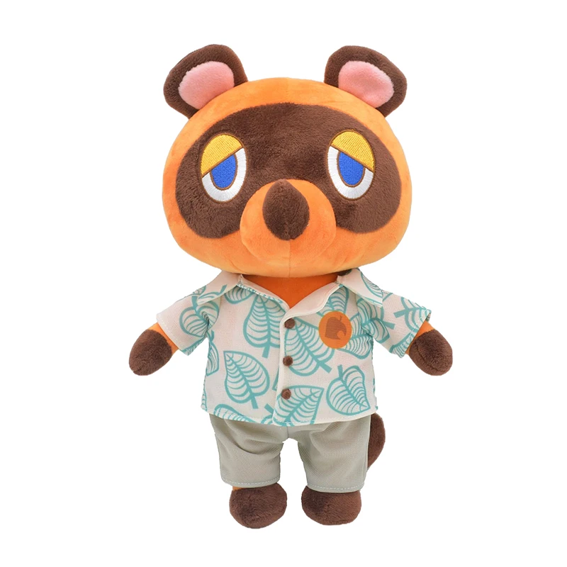 Animal Crossing Plush Toy Raccoon Tom Nook Mori Cute Soft Stuffed Doll