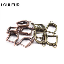 10 pz 11*18mm a forma di U orecchini in rame ganci placcato francese orecchino gancio orecchio filo leva indietro anello aperto gioielli fai da te che fanno risultati