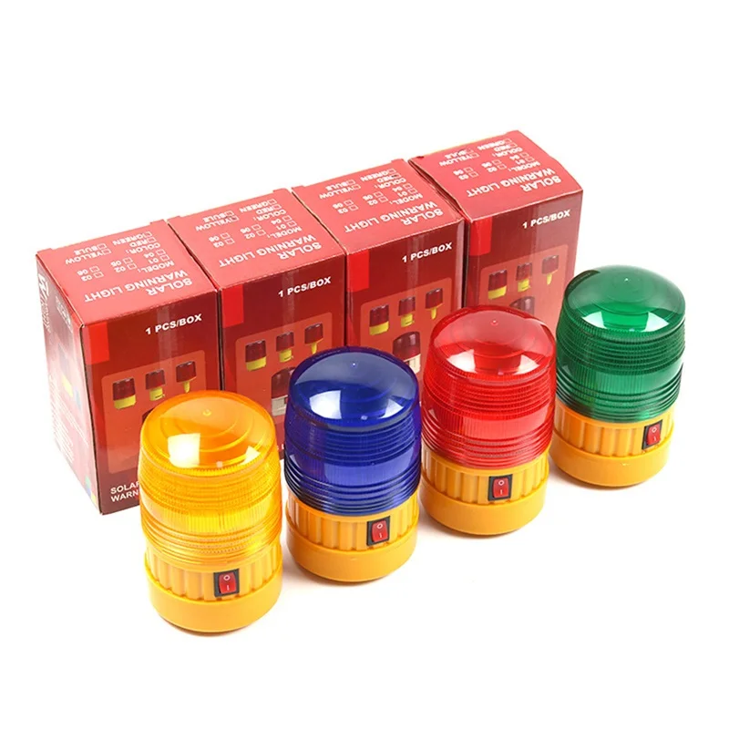 Ourfeng Batterij Flash Waarschuwingslampje Magneet Zuig Rood Geel Blauw Groen 2 Stuks Indicator Verlichting