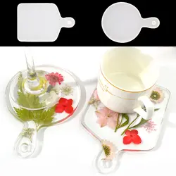 Kolu Coaster reçine kalıpları levha Molde Silicona meyve disk tepsisi Silikon formu şeffaf esnek reçine epoksi modülü