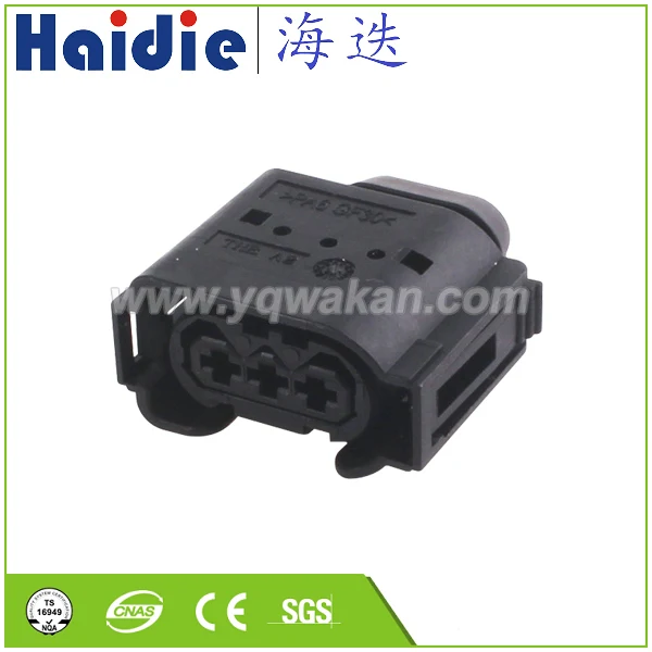 

Free shipping 5sets 3pin female auto electric housing plug wiring cable waterproof connector 09441351 09441381