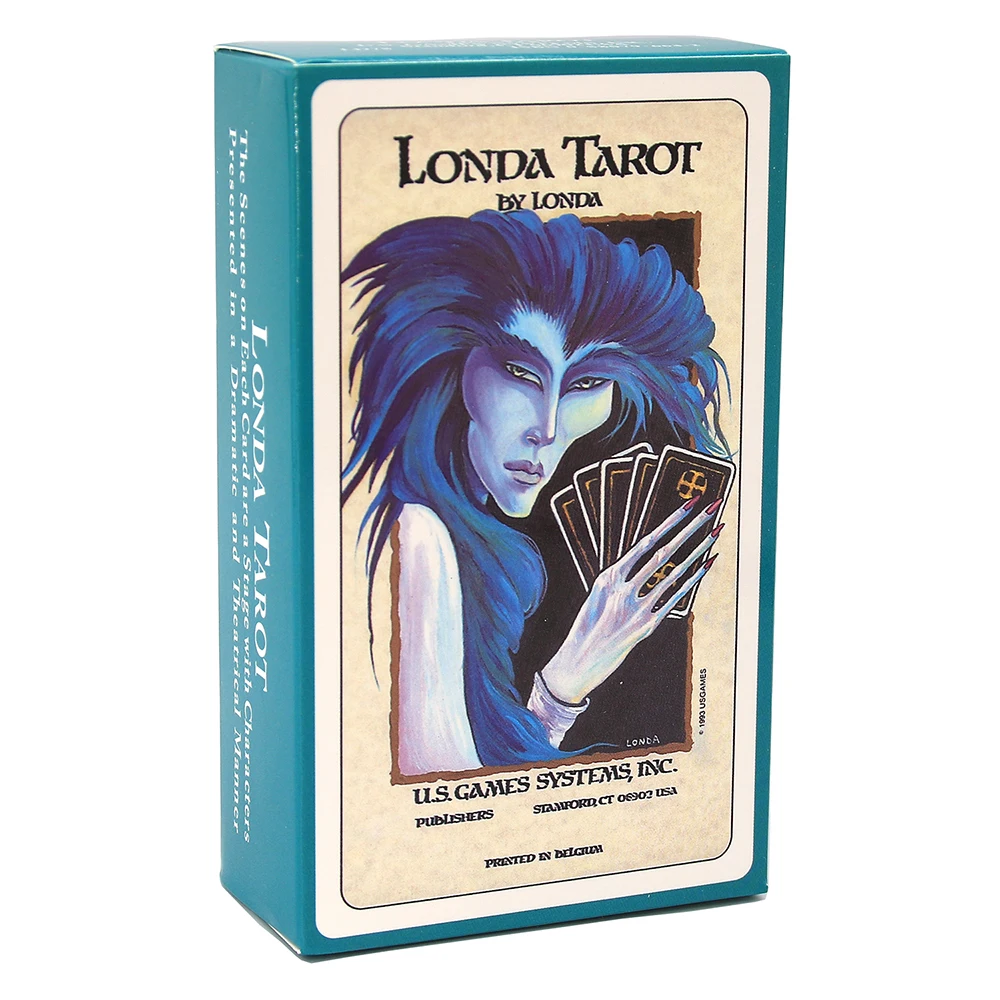 

Красивые карты Londa Tarot Out of Print с 78 стилизованными уникальными спирикальными фотографиями с руководством OFP