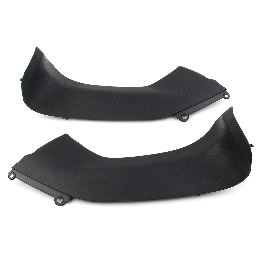 Unpainted Black Motorcycle Air Duct Cover Fairing Plastic Tube Left & Right 2Pcs For KAWASAKI Ninja ZX10R 2006 2007 ZX-10R