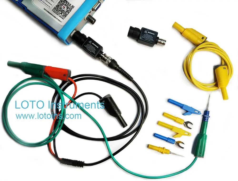 Oscilloscope Probe Extension Cable/Wire, multi-purpose Testing Cable, LOTO Oscilloscope Probe kit, Oscilloscope Probe Clip Pin