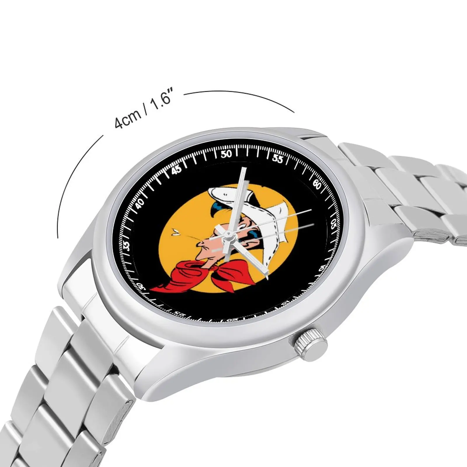 Lucky Luke Quartz Watch Spring Exclusive Wrist Watch Stainless Design Wideband Teens Wristwatch