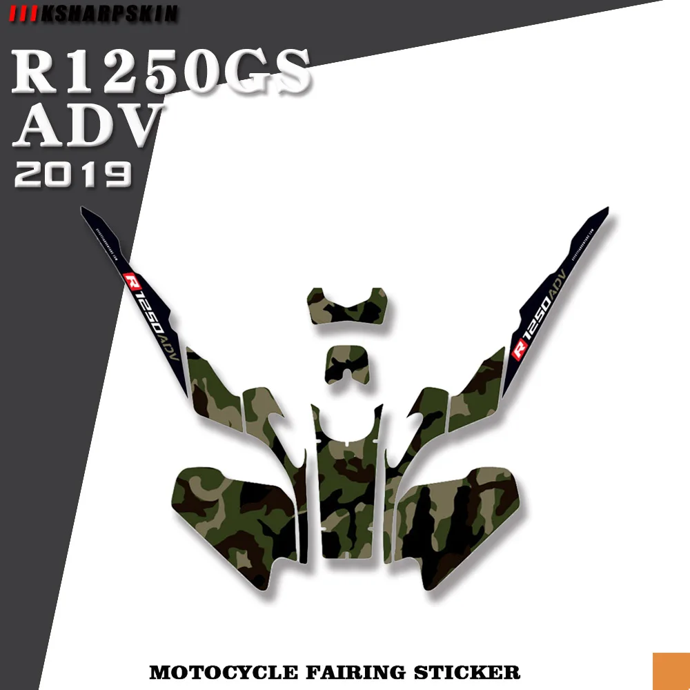 

Motorcycle parts body fairing decorative waterproof personalized stickers suitable for BMW R1250GS ADV 2019