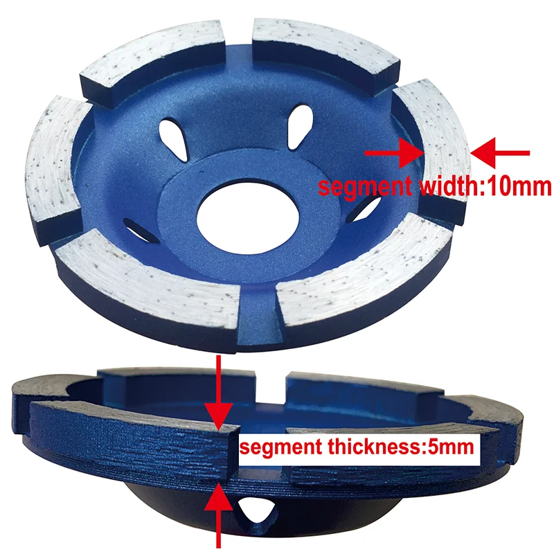 3 "/4" Diamond Cup Slijpschijf, 80Mm/100Mm Cup Wiel, accessoire Van Haakse Slijper, Polijsten Wielen Voor Graniet, Marmer, Cement Vloer