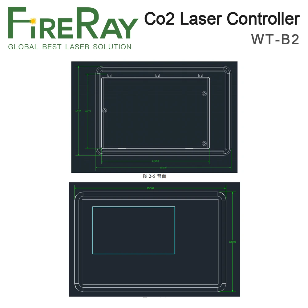 FireRay WT-B2 CO2 Laser Controller Power Supply DC 24V For Laser Engraving Machine Laser 3020 6040 9060 Replace Ruida Trocen