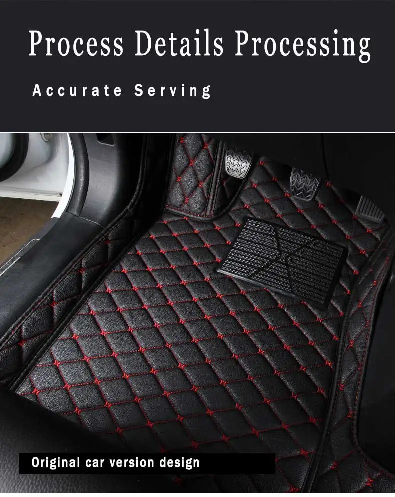 Tapis De Sol Voiture 3D En Cuir PU Sur Mesure Pour Mini Cooper R50 (2001-2006) - Noir Complet - Protection Intérieure Haute - 2