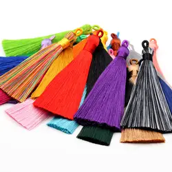 5 unidades/pacote 85mm colorido borla pendurado corda franja para chapéu cortinas de costura vestuário decoração para casa jóias artesanato acessórios