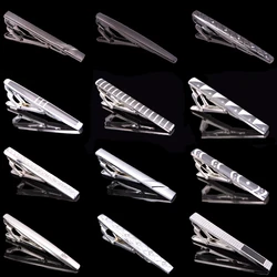 Men's stainless steel tie clip brand new crystal music airplane ship scissors horse tie clip men's Wedding Shirt badge pin gift